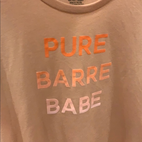 Pure Barre Tank, PB Tank, Heather Peach - Picture 3 of 3